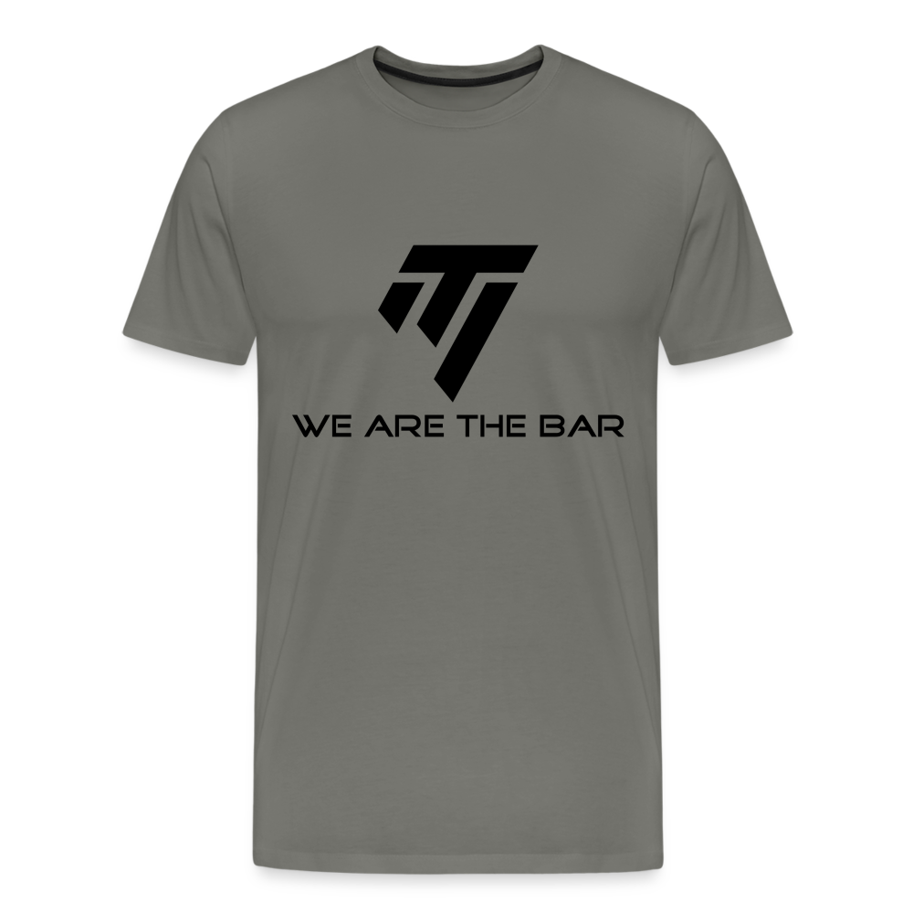 Men's Premium Graphic T-Shirt - asphalt gray
