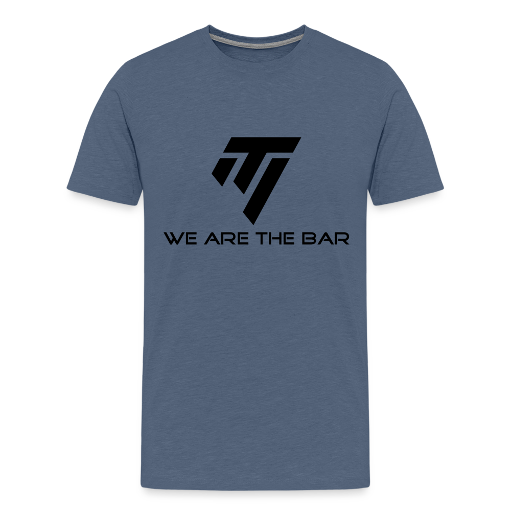 Men's Premium Graphic T-Shirt - heather blue