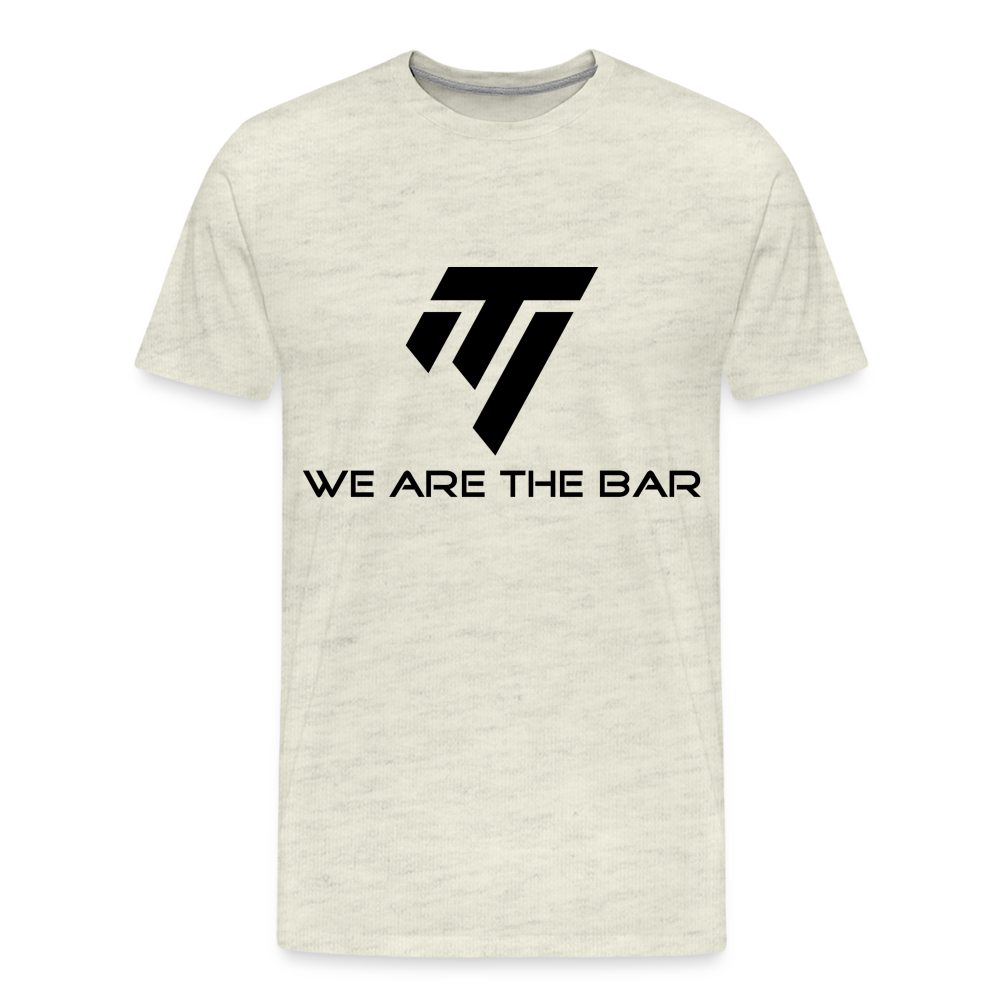 Men's Premium Black Graphic T-Shirt - heather oatmeal