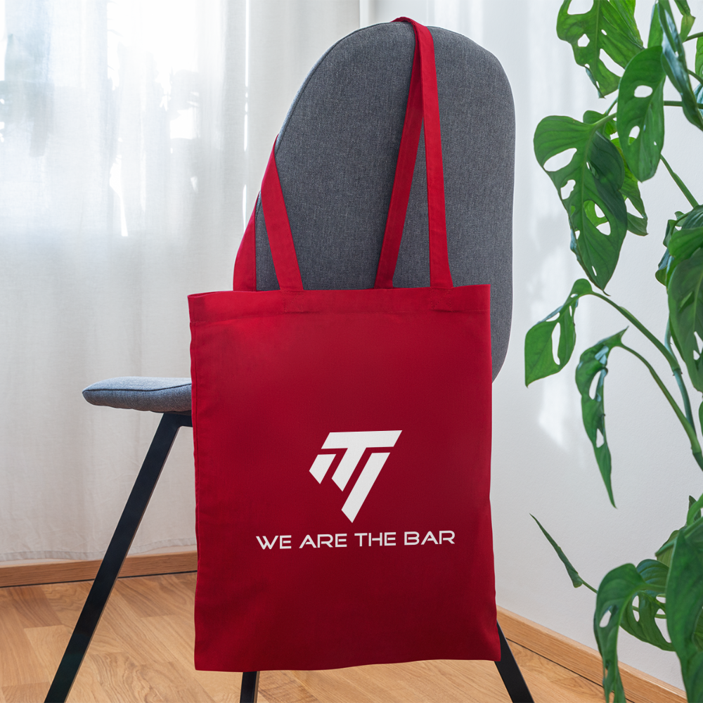 We Are The Bar Tote Bag - red